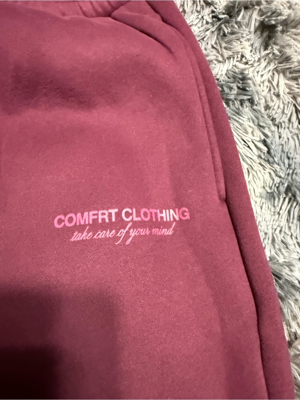 Comfort Clothing Women's Wide Leg Pants in Dusty Rose